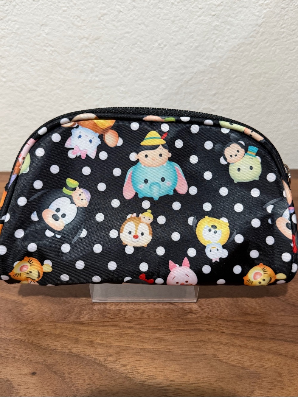 Disney Tsum Tsum Cosmetic Bag London Soho New York Pixar ROUND CLUTCH